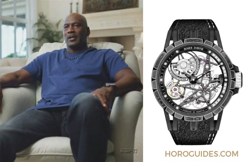 ROLEX - [名人表盒] 回忆人生的感人时刻，Michael Jordan戴了Roger Dubuis Excalibur Spider Pirelli