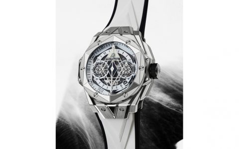 纹身联乘腕表！Hublot推出全新白色Big Bang Unico Sang Bleu II
