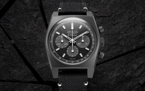 暗影重现于世｜ZENITH Chronomaster Revival "Shadow"计时码表