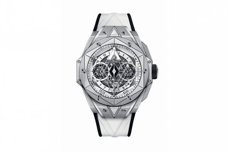 纹身联乘腕表！ Hublot推出全新白色Big Bang Unico Sang Bleu II