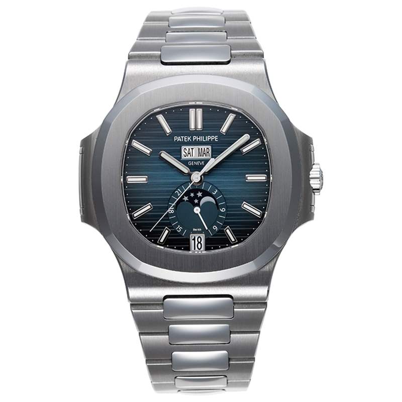 PATEK PHILIPPE - 蓝面金鹰瞩目款｜PATEK PHILIPPE Nautilus 5726/1A-014年历表