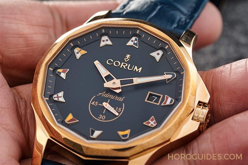 CORUM - 纯粹海事风味，CORUM Admiral 海军上将青铜腕表