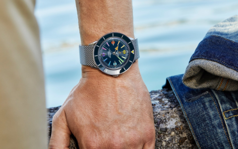 点亮彩虹，向抗疫医护英雄致敬｜百年灵Superocean Heritage '57 限量版II