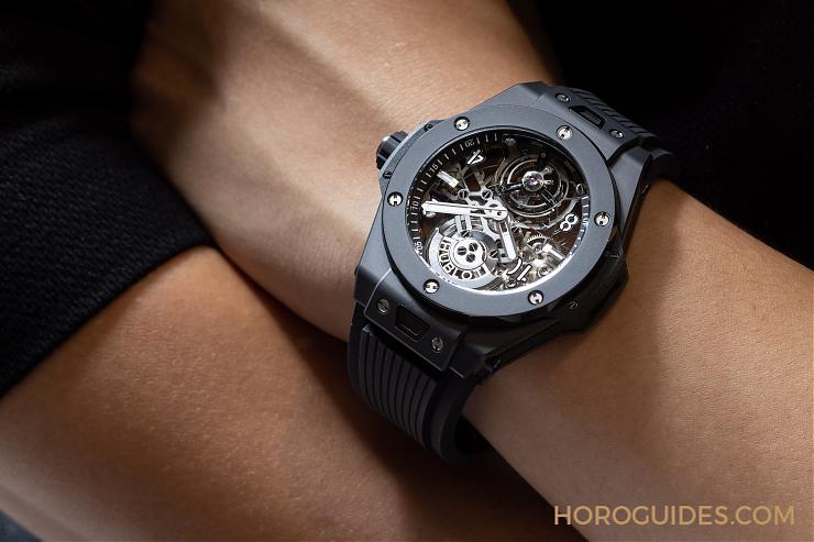 HUBLOT - HUBLOT 宇舶BIG BANG TOURBILLON Magic Black 魔力黑陀飞轮腕表