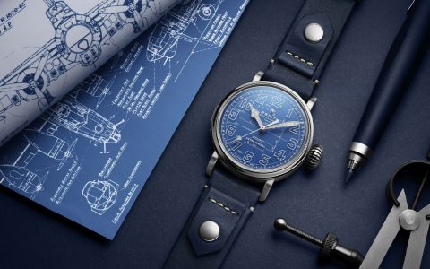 真力时大飞系列Type 20 Pilot飞机蓝图表盘