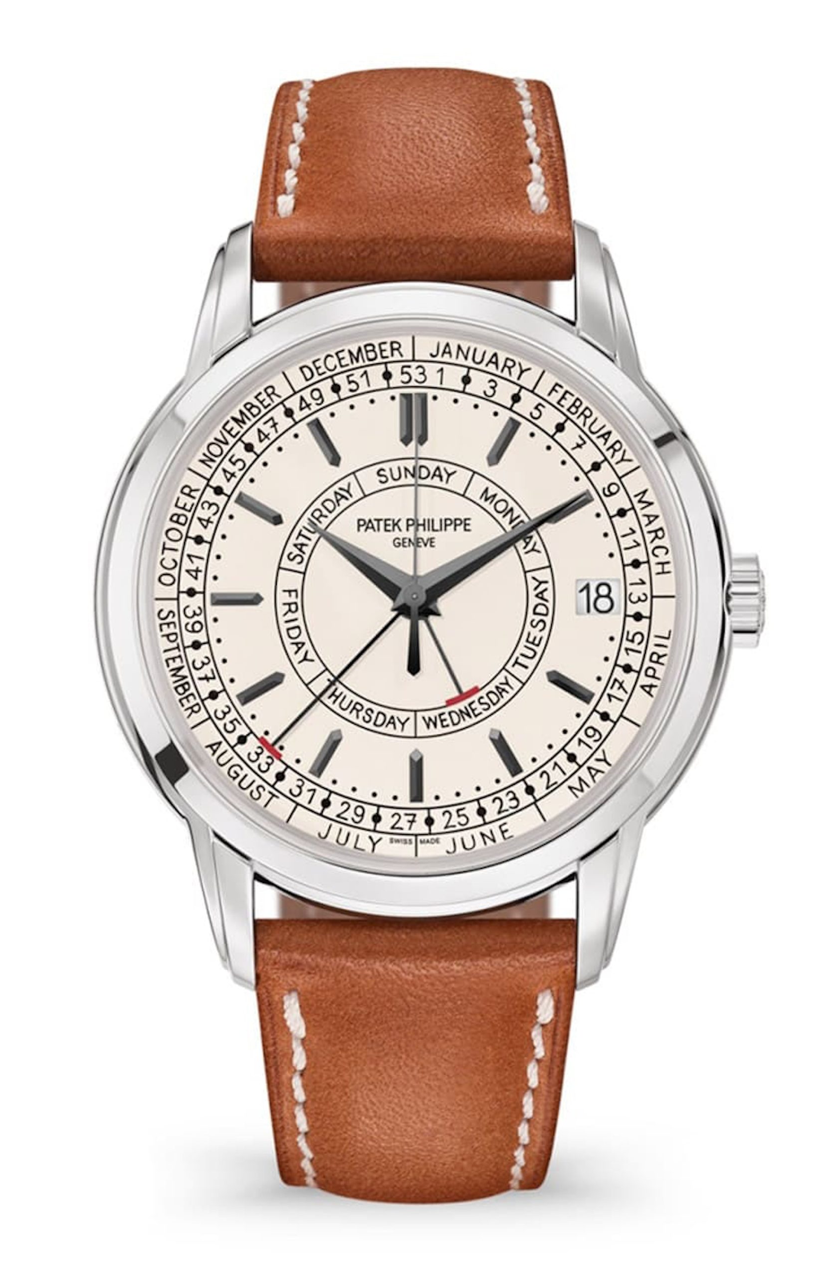 5212A-001周历手表。 （PATEK PHILIPPE官网）