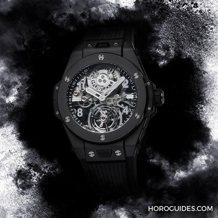 HUBLOT - HUBLOT 宇舶BIG BANG TOURBILLON Magic Black 魔力黑陀飞轮腕表