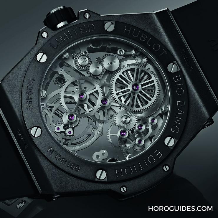 HUBLOT - HUBLOT 宇舶BIG BANG TOURBILLON Magic Black 魔力黑陀飞轮腕表