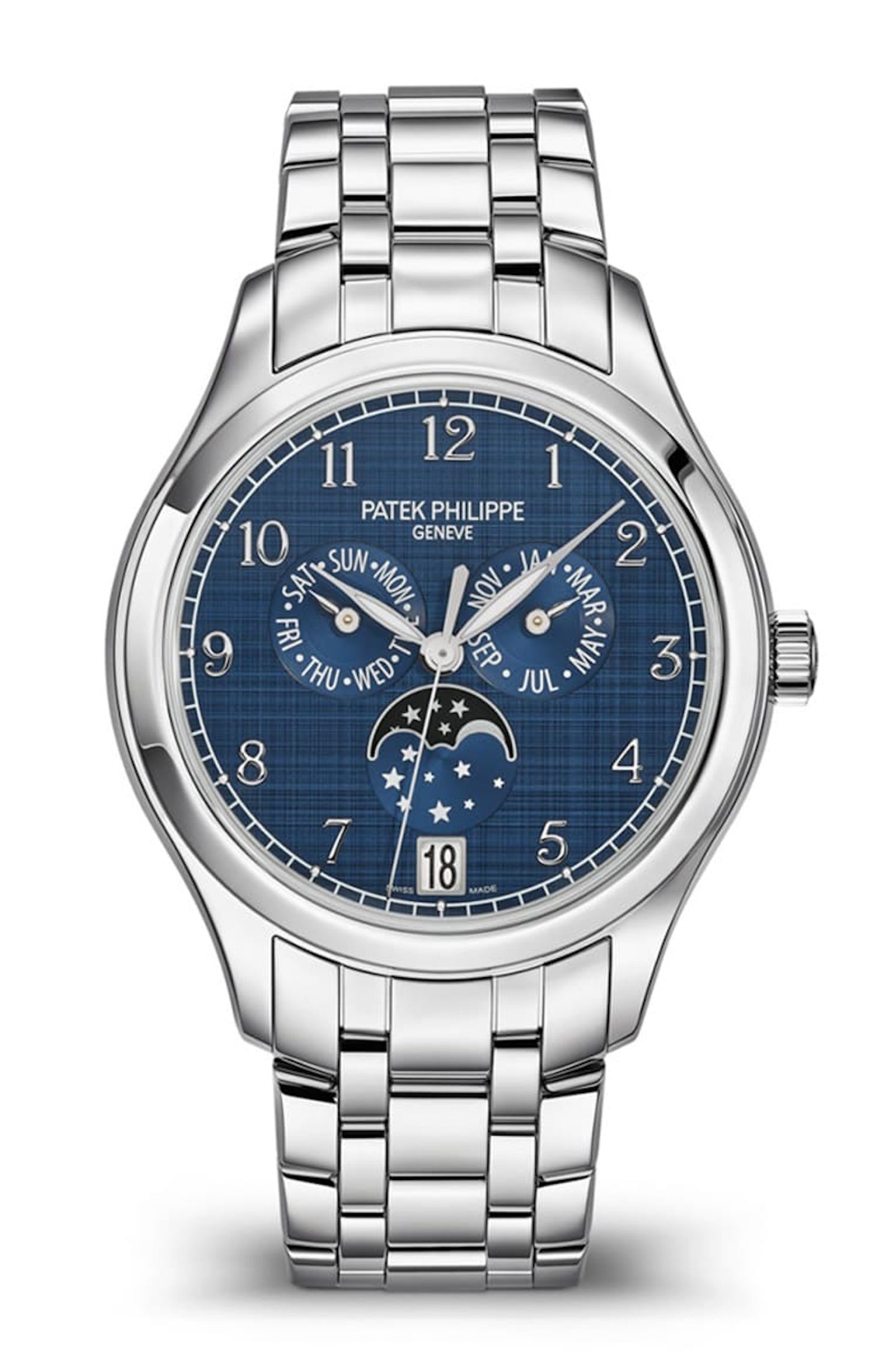 4947/1A-001年历月相表。 （PATEK PHILIPPE官网）