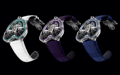 奇怪'设计的机械腕表MB&F HM3 Frog X'