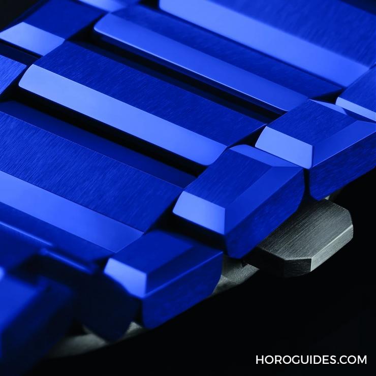 HUBLOT - 穿出正装清爽感HUBLOT Big Bang Integrated彩色陶瓷链带计时码表