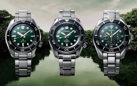 精工表Prospex 140周年限量版绿盘腕表