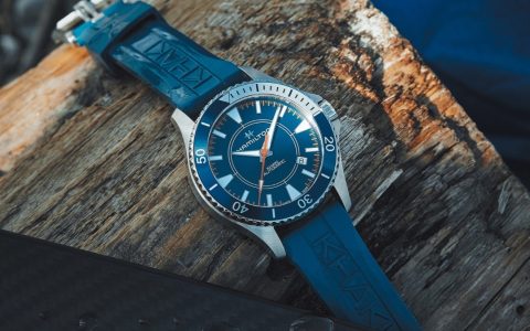 以无碳高速艇为灵感，Hamilton卡其海军系列Scuba腕表特别版 