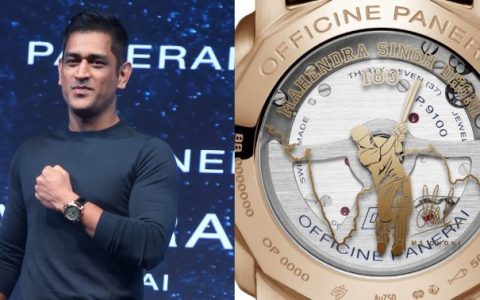 沛纳海推出限量版PAM1057腕表以纪念印度板球明星MS Dhoni