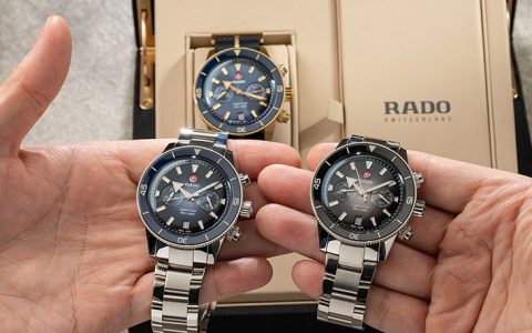 陶瓷圈计时潜水表最新选择|RADO雷达表库克船长计时码表【名表上手】