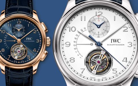 万国表葡萄牙陀飞轮逆跳计时腕表IW394005