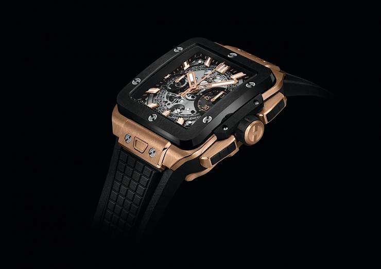 HUBLOT - HUBLOT大爆炸宇宙魔方Square Bang Unico开启方形高级运动表新次元