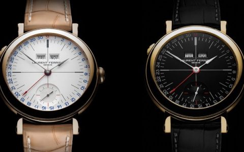 乳白色表盘-Laurent Ferrier推出两款全新Galet年历学校手表