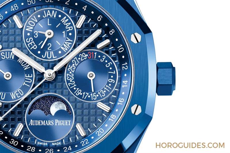 AUDEMARS PIGUET - 爱彼第一只蓝色陶瓷表！ 皇家橡树万年历蓝色陶瓷链带腕表