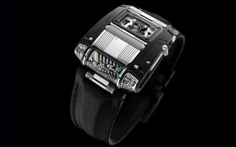 独立瑞士腕表品牌Urwerk推出其UR-111C型号的双音版本个性PVD腕表