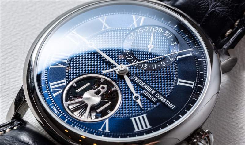 Frederique Constant Slimline Monolithic Manufacture 40Hz 硅振荡器动手手表