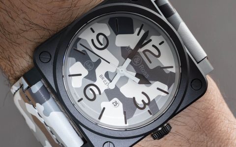 动手操作：Bell & Ross BR 03-92 白色迷彩手表