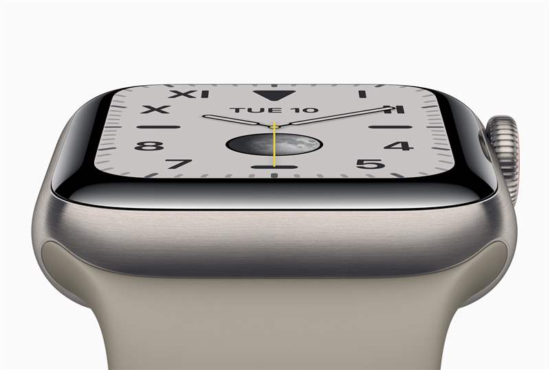 Apple Watch Series 5 为最受欢迎的智能手表带来更多选项、功能和常亮屏幕