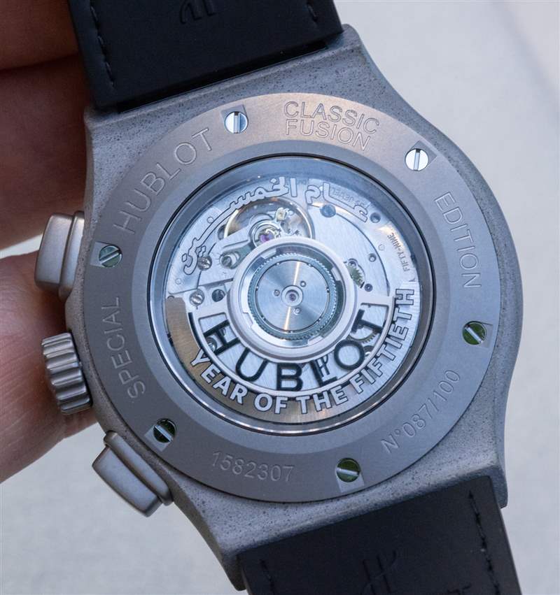 动手实践：Hublot Classic Fusion Chronograph Concrete Sand Watch with Concrete & Sand 来自迪拜