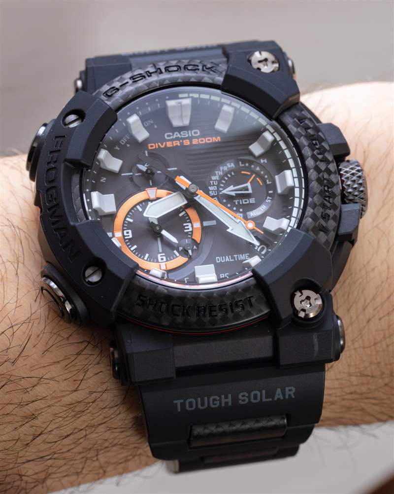 动手：卡西欧 G-Shock Frogman GWF-A1000XC-1A 手表采用新表壳材料