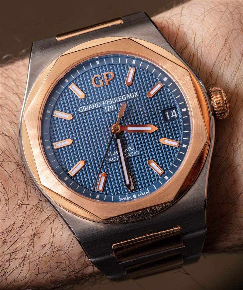 芝柏 Laureato 42 MM 钛金和玫瑰金腕表评论