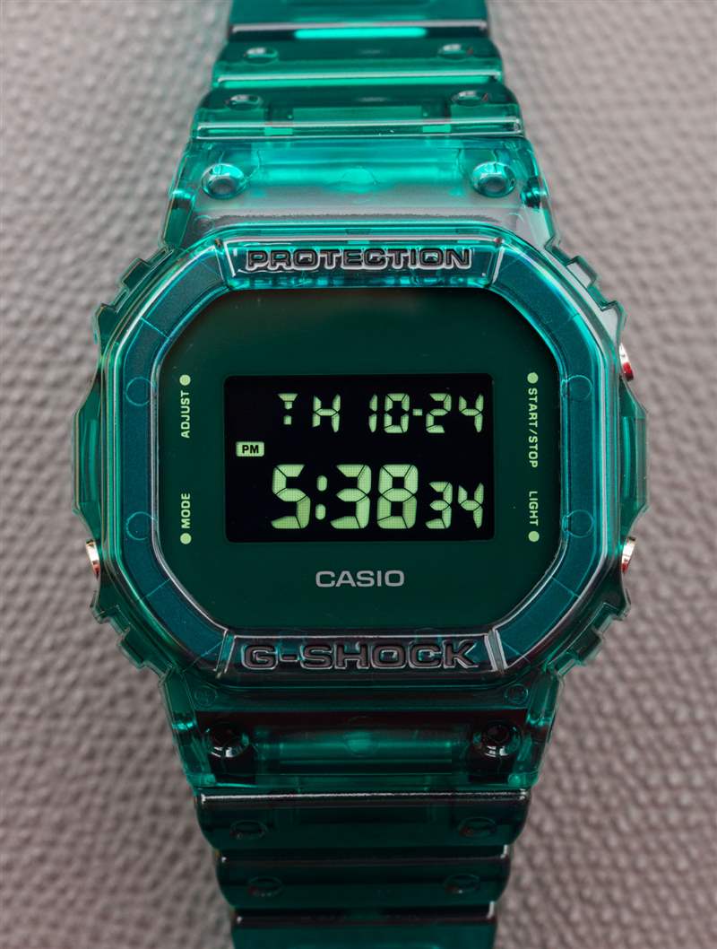 卡西欧 G-Shock DW5600SB “果冻”手表动手