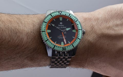 观看评论：Zodiac Super Sea Wolf Pro-Diver 钛金限量版