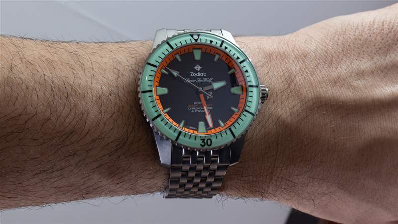 观看评论：Zodiac Super Sea Wolf Pro-Diver 钛金限量版