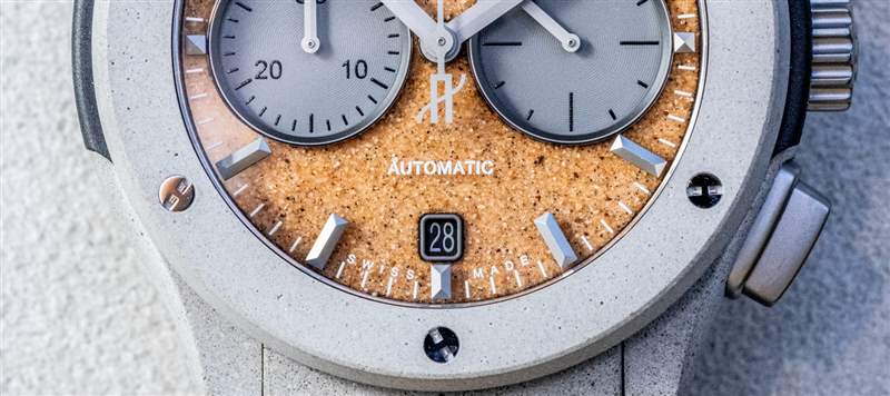动手实践：Hublot Classic Fusion Chronograph Concrete Sand Watch with Concrete & Sand 来自迪拜