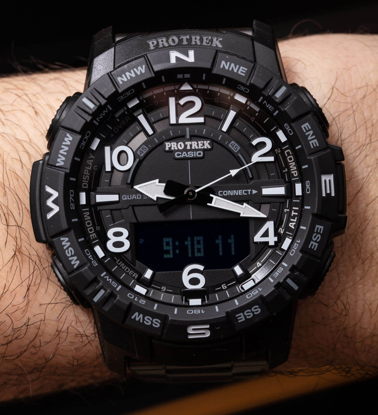 手表评论：卡西欧 Pro Trek PRT-B50 黑色钛