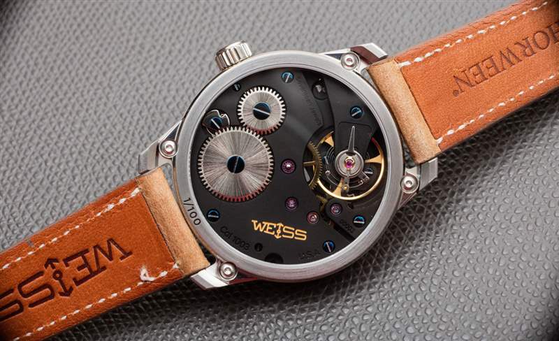 Weiss American Issue Field Watch Ultralight in Titanium and Aluminum Hand-On