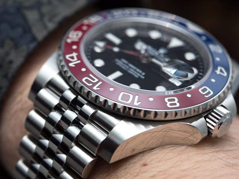 劳力士 GMT-Master II 126710BLRO 'Pepsi' 钢质手表
