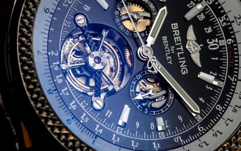 动手：百年灵宾利Mulliner陀飞轮计时手表