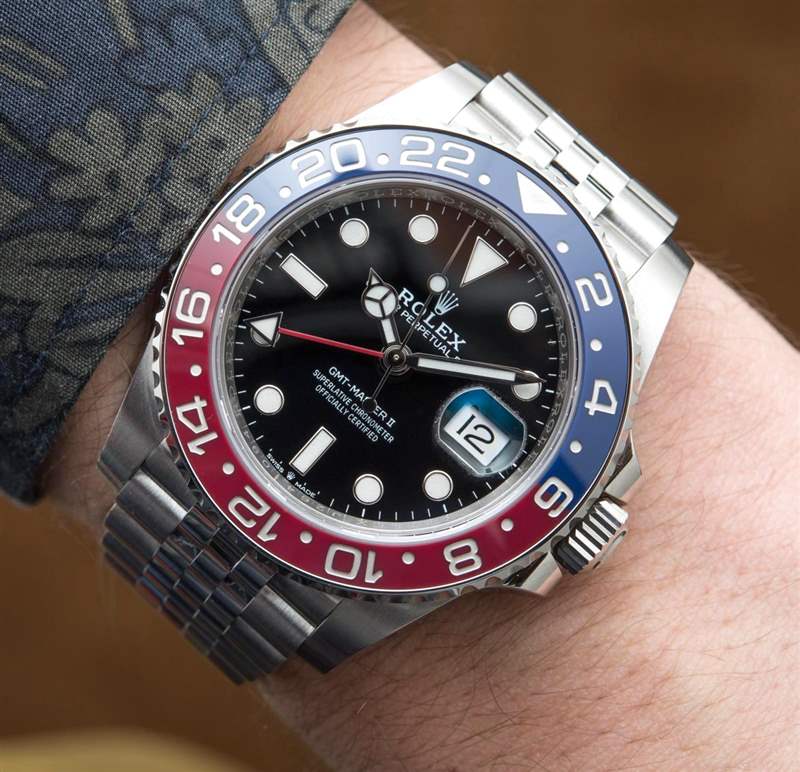 劳力士 GMT-Master II 126710BLRO 'Pepsi' 钢质手表