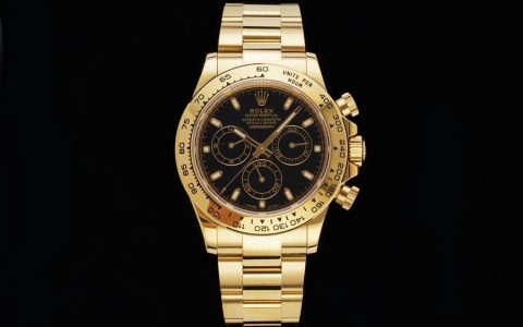 N厂劳力士迪通拿116508-0004黑盘黄金迪