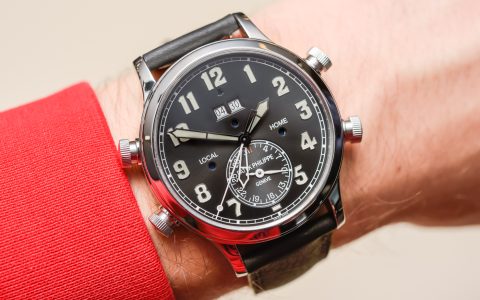 百达翡丽 Ref. 5520P-001 闹铃旅行时间手表