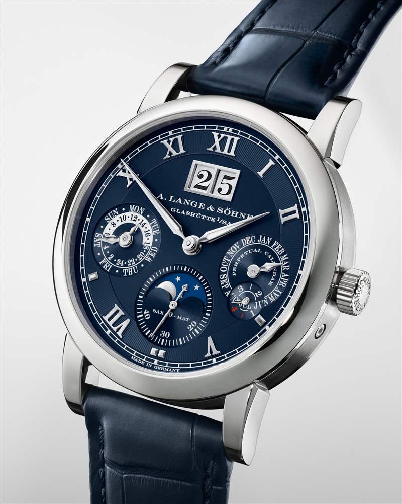 A. Lange & Söhne Langematik Perpetual 限量版蓝色手表