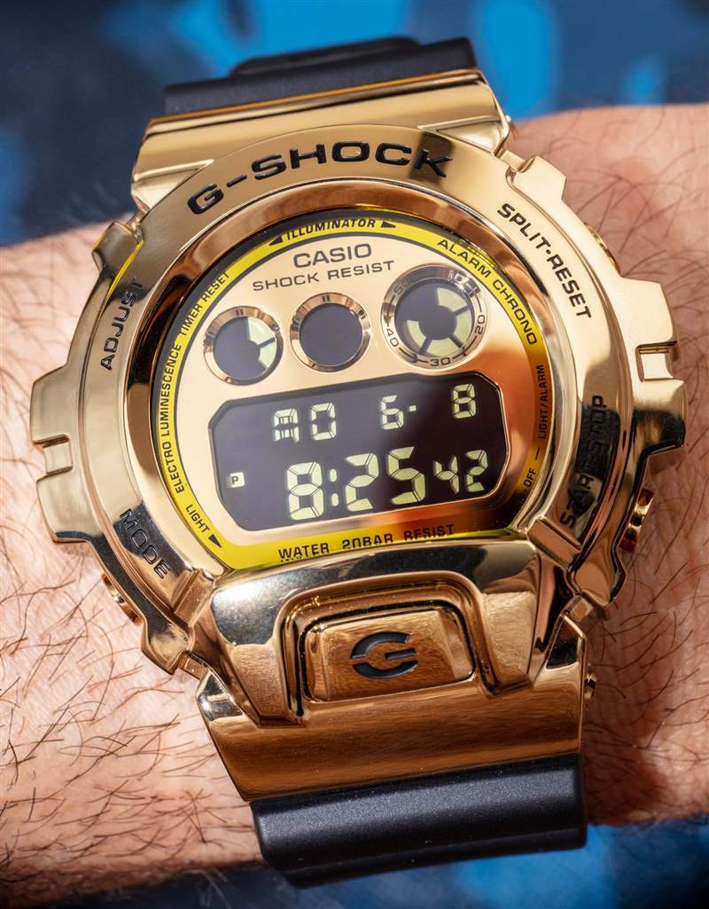动手：卡西欧 G-Shock GM6900 金属手表