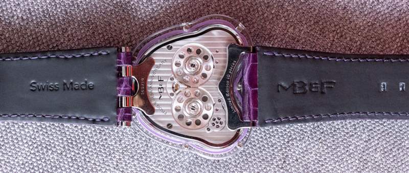 动手操作：MB&F HM3 Frog X Purple Watch