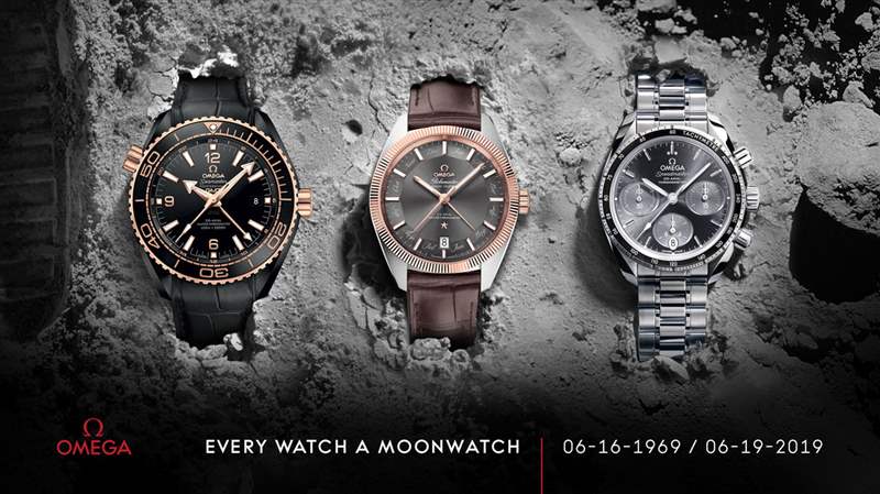 欧米茄手表重返月球庆祝阿波罗 11 号太空发射 50 周年