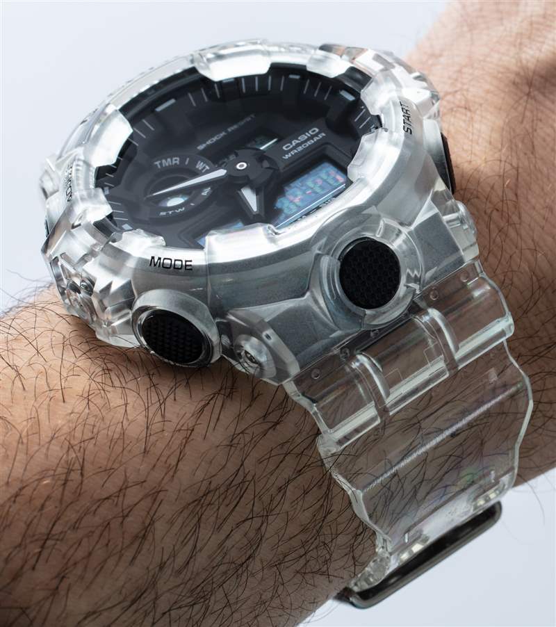 来自卡西欧 G-Shock 透明包装：透明 GA700SKE-7A 的价值和乐趣