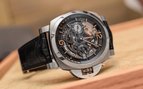 沛纳海 L'Astronomo Luminor 1950 Tourbillon Moon Phases Equation Of Time GMT PAM00920 Hands-On