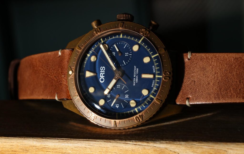 Oris Carl Brashear 计时码表限量版青铜腕表