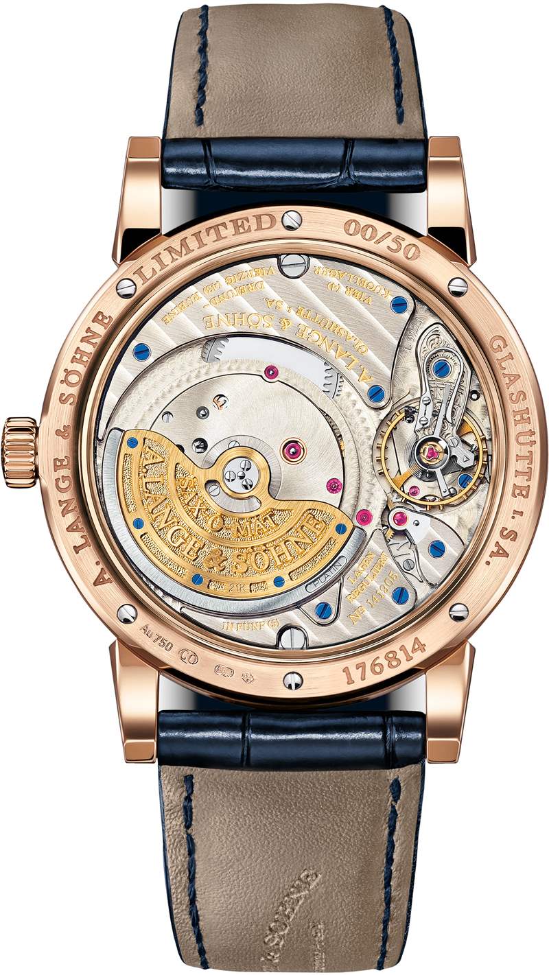 A. Lange & Söhne Langematik Perpetual 限量版蓝色手表