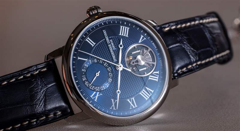 Frederique Constant Slimline Monolithic Manufacture 40Hz 硅振荡器动手手表